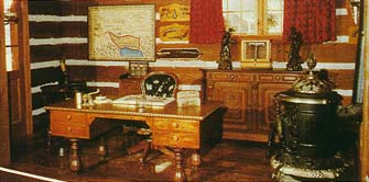 Ben's Desk and Map